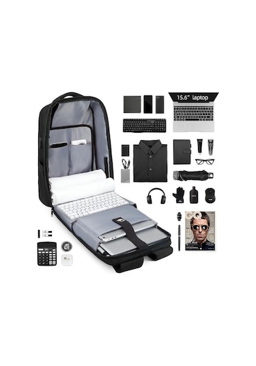 Mark Ryden MR9405 Kilitli ve USB Şarj Portlu Laptop Notebook Sırt Çantası