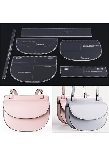 Suntek Deri Cüzdan Çanta Için Şeffaf Akrilik Şablon Desen