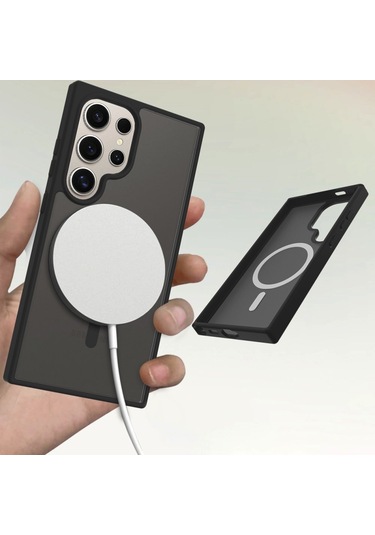 Joko Samsung Galaxy Uyumlu S24 Ultra Kılıf Jota Seri Magsafe Kapak Lacivert