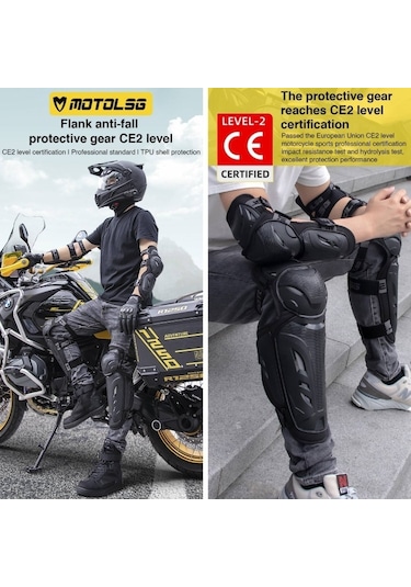 Sones 2 İn 1 Dirsek Pedleri Motolsg Motosiklet Bisiklet Sürme Koruyucu Dişli