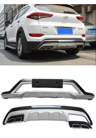 Hyundai Tucson Ön-arka Tampon Koruması 2015-2018 Model 1
