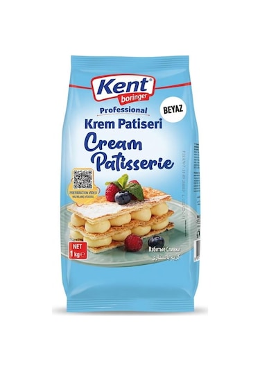 Kent Krem Patiseri Beyaz 1kg