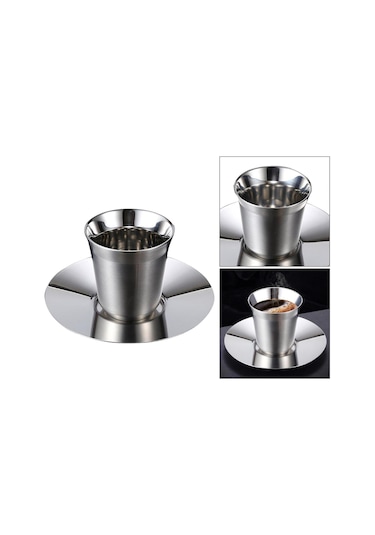 Suntek Çift Cidarlı Kahve Kupa Yalıtımlı Çay Bardağı