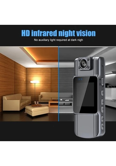 Dashanshop Black L11 Siyah Taşınabilir Hafif Aksiyon Kamerası Yüksek Çözünürlüklü Video Geniş Açı Lens Extreme Spor Çekimi İçin Uygun