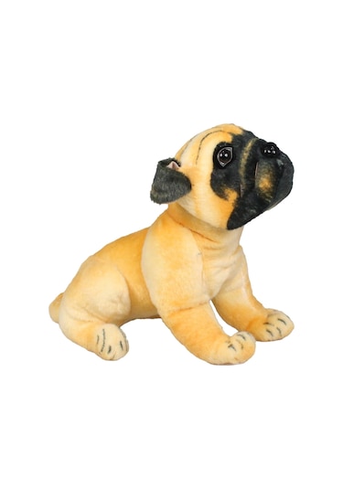Havlayan Pug Köpek Peluş Oyuncak 25 Cm