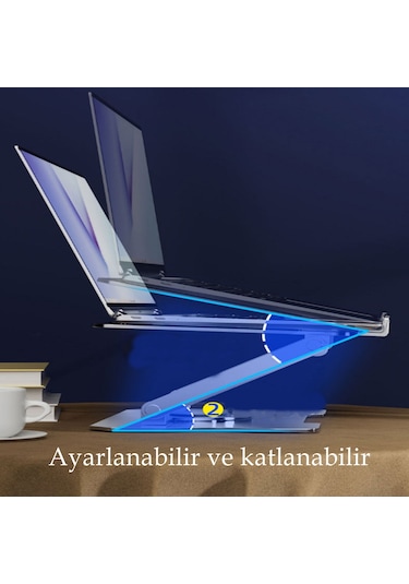 360'dönen Çelik Laptop Standı Dizüstü Bilgisayar Tablet Yükseltic