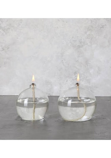 2adet Şeffaf Dumansız Kokusuz İç Mekan Gaz Lambası Yakıtı 1mt Ftl Şeffaf