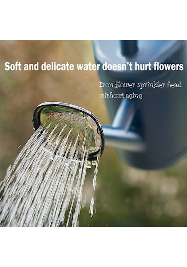 Vkemall 5l Mavi Çelik Uçlu Bahçe Sulama Kuşağı - Ayrılabilir Burunlu, Dürtüye Dayanıklı Plastik Sulama Aleti