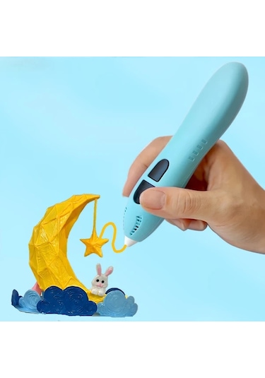 Techbloom Crh Dusuk Sicaklik 3d Yazici Kalemi Blue 12 Renk Pcl Filament Ve Sablon Rehberi Dahil