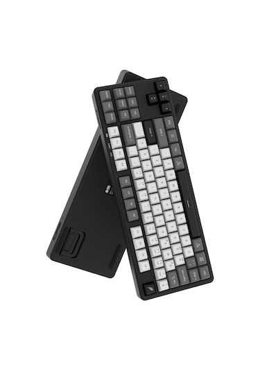 Hawk Gaming Hk220 Membrane Rgb Kablosuz/bluetooth Siyah Beyaz Tkl Türkçe Gaming Klavye