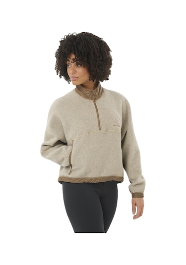 Salomon Chroma Fleece Crop W Taş