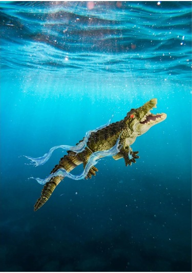 Seher 2.4 Ghz Uzaktan Kumandalı Yüzen Full Fonksiyon Şarjlı Timsah Renkli