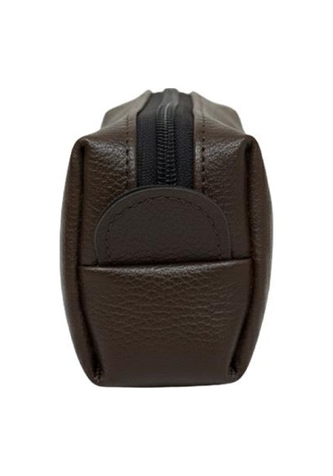 Yuga Tek Gözlü Suni Deri Kalem Çantası Kahverengi Kahverengi