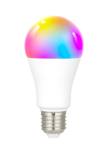 E27 Wifi Akıllı Led Ampul 9w Rgb+cct 2700k-6500k 16m Renkli Akışkan Işık, Akıllı Yaşam Uygulaması Ve Ses Kontrolüyle, Beyaz, Jmx025-cct Rgb