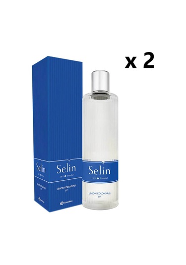 Selin 80 Derece Limon Kolonyası Pet Şişe 400 ML x 2