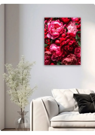 Skola Talantov Numaralı Boyamalar Tablo Çiçekler Kırmızı Şakayıklar 175331604