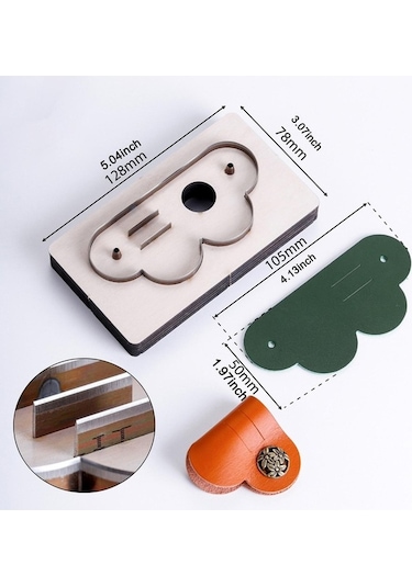 Trendooze Deri Kalıbı Odun El Sanatları Aleti, Kalıp Kesme Mücevher Yapımı Odun