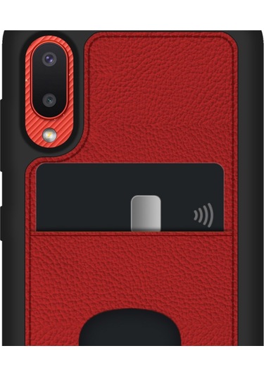 Fitcase Samsung Galaxy A02 Kilif Proda Deri Tek Kartlik Cepli 500649320