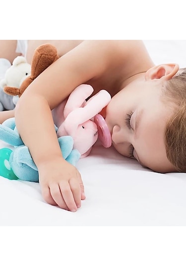 Oioi Emzikli Uyku Arkadaşı - Beyaz Tavşan Çok Renkli