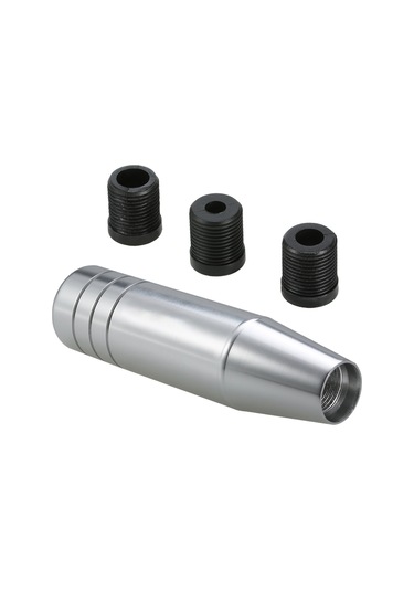 Youmex Alüminyum Vites Topu 13cm Evrensel Uyumlu Gümüş Renkli Vites Kolu Kapağı Gümüş