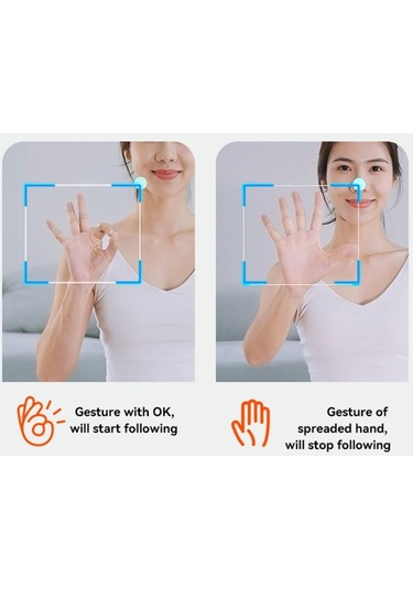 Cbtx Yesido Sf15 Akıllı Yüz Tanıma 360 Derece Dönen Ptz Çekim Sahibi Siyah