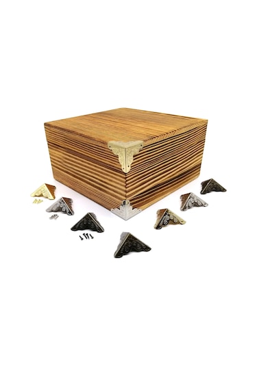 12 Adet Tepeli Kuyruk Tam Kapak Çivi Deliği Üç Taraflı Demir