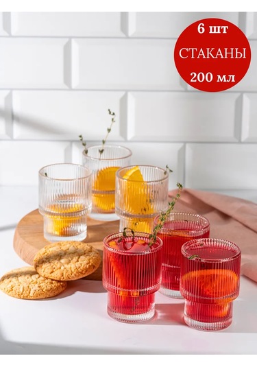 Purecrystal 6 Adet Su Ve Meyve Suyu Bardağı Seti 418367836 Beyaz