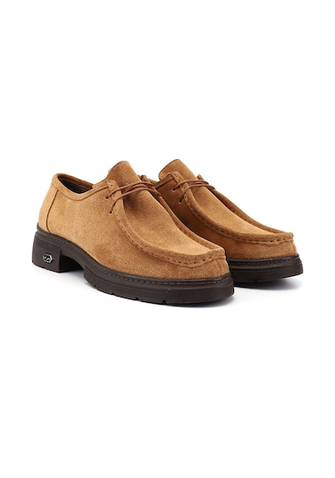 Gönderi R Kadın Taba Süet Bağcıklı Hakiki Deri Comfort Ayakkabı Ddza55945532 Taba Süet