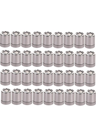 36 Adet Minyatür Işık, El Sanatları İçin Minyatür Led Işıklar, Pil İle Çalışan Mini Spot Işıklar Sıcak Beyaz Diğer