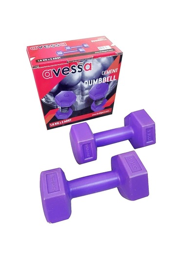 Avessa Plastik Dumbell Set 2 Adet 1 Kg