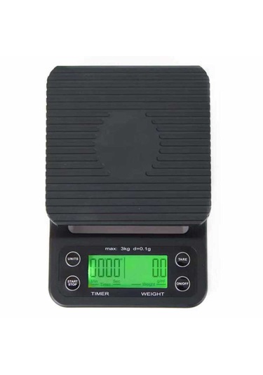 Hassas Kahve Tartısı Mat Siyah