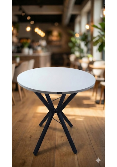 70 Cm Siyah Metal Ayak 2-3 Kişilik Yuvarlak Masa Mutfak Masası Balkon Masası Kafe Masası Ofis Masası Beyaz 70 Cm Siyah Metal Ayak 2-3 Kişilik Yuvarlak Masa Mutfak Masası Balkon Masası Kafe Masası Ofis Masası Beyaz