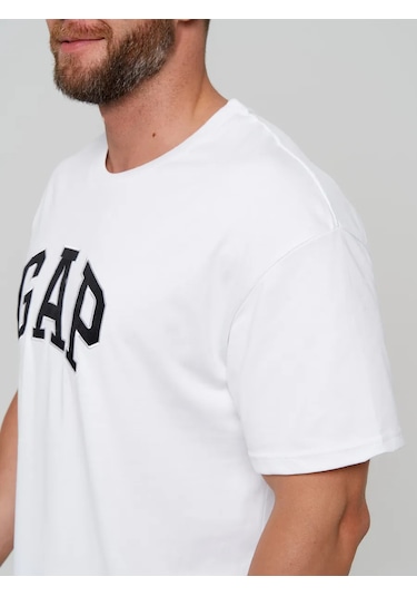 Gap Marka Tişörtü 444312285 Beyaz Pırlanta