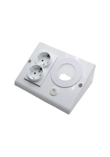 Çağatay Elektrik Mutfak Dolap ve Tezgah Altı 3 W Beyaz Led Aydınlatma ve Prizi Beyaz