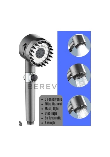 Duş Başlığı Duş Başlığı Metalik Mika Diğer
