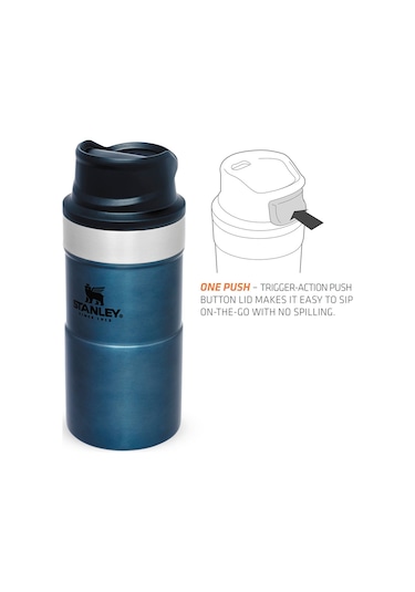 Stanley Klasik Trigger-Action Termos Bardak Mavi 0.25 Lt