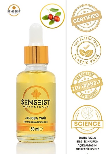 Senseist Botanicals Jojoba Yağı 30 Ml %100 Saf -sertifikalı