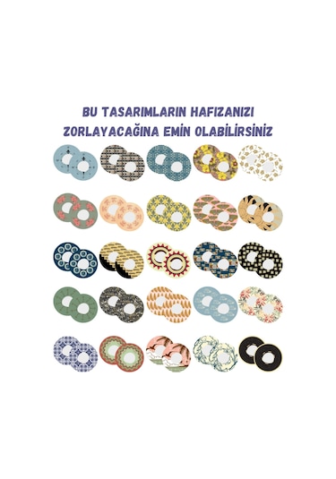 Doerkids Vintage Memory Game Eşleştirme Beceri Hafıza Oyunu 4 Farklı Kullanım