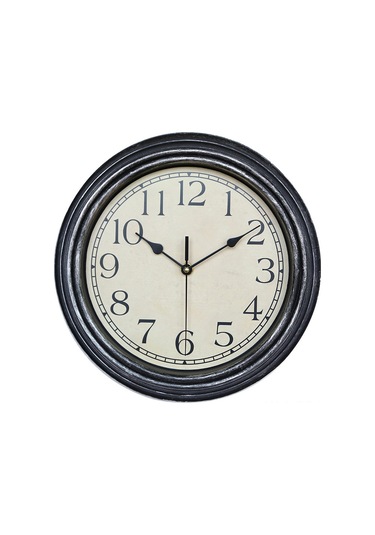 Reedark Lüks Retro Ahşap Duvar Saati - 30x30cm Ev Dekorasyonu, Kahve Altın Renk Çok Renki