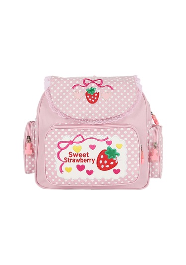 Kızlar Çilek Dantel Sırt Çantası Su Geçirmez Ve Aşınmaya Dayanıklı Üniversite İş İçin Günlük Seyahat Çok Renkli