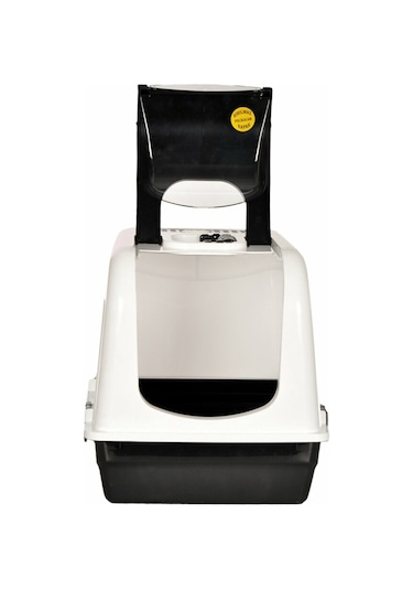 Kırılmaz Kapaklı Kürekli Büyük Lüks Kapalı Kedi Tuvaleti 39 x 53 x 41 CM