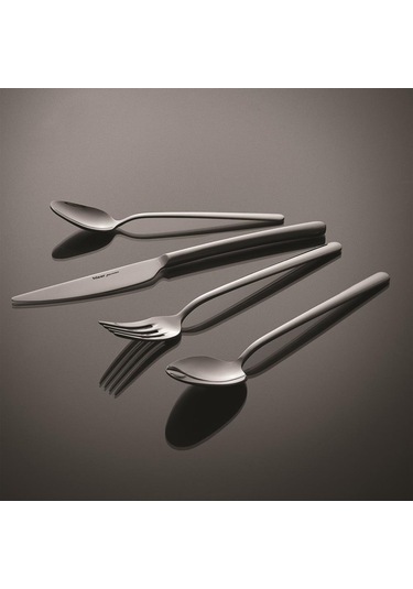 Hisar Bahama 24 Parça 6 Kişilik Çatal Kaşık Bıçak Takımı Inox