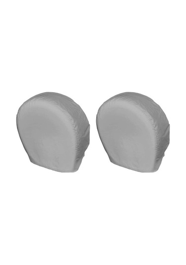 2 Adet Hava Dayanıklı Lastik Koruması, Xxxl 33-35in , Oxford Kumaşı, Gümüş Siyah Seçenekli