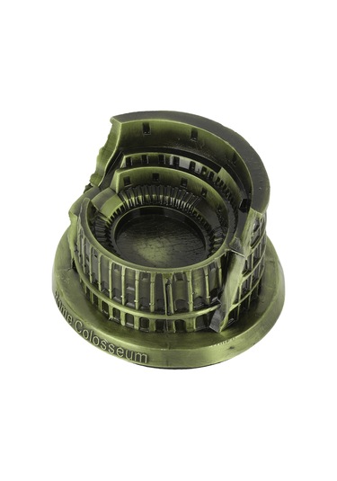 Kangvka Bronz Romen Koloseum Modeli - Demir Heykel Dekorasyon - Ev Mutfak Ofis Dekoru - Turizm Hatıra Hediyesi