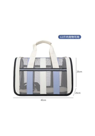 Kedi Nefes Alabilir Uzay Kabini El Çantası-c Açık Mavi S