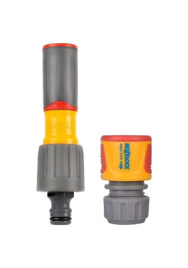 Hozelock 100226H 3 Ayarlı Sprey Başlıklı Hortum Ucu Tabancası+Stoplu Hortum Bağlantısı 1/2"