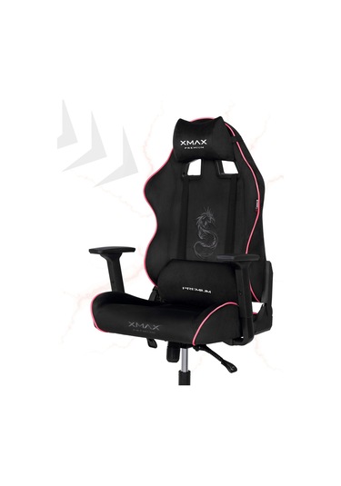 Rio Balerion Terletmez Kadife Kumaş Siyah Gaming Oyuncu Koltuğu - 21 Siyah