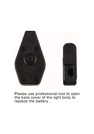 Yifomall 2 Adet Mini Led Güneş Gözlüğü Klips Lambası - Siyah Abs Malzeme, Okuma, Kamp, Bakım Için Taşınabilir Aydınlatma Siyah