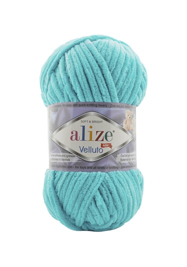 Alize Velluto El Örgü İpi 100 gr | Cam Göbeği 490