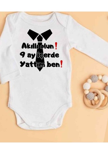 Lupi İsimli Zıbın Yazılı Bebek Zıbın Krem-beyaz Beyaz